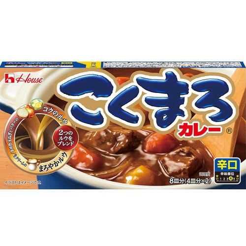 ハウス食品 こくまろカレー 辛口 8皿分 (4皿 x 2) 145g