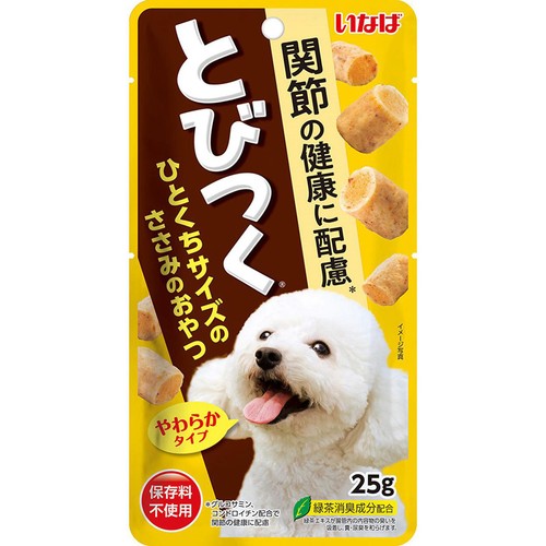 【ペット用】 いなば とびつく 関節の健康に配慮 やわらかタイプ 25g