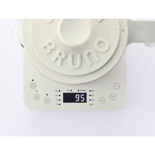 【お取り寄せ商品】 BRUNO ブルーノ 温度調節マルチケトル 電気ケトル BOE103WGY ウォームグレー