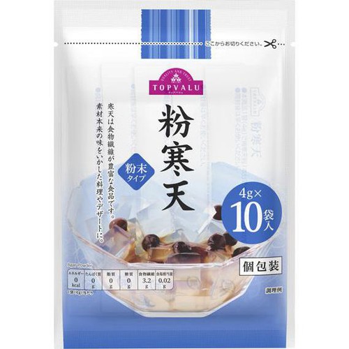 粉寒天 4g x 10袋 トップバリュ