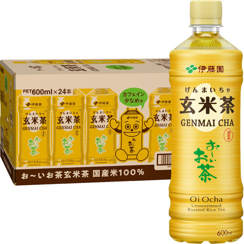 伊藤園 おーいお茶 玄米茶 1ケース 600ml x 24本