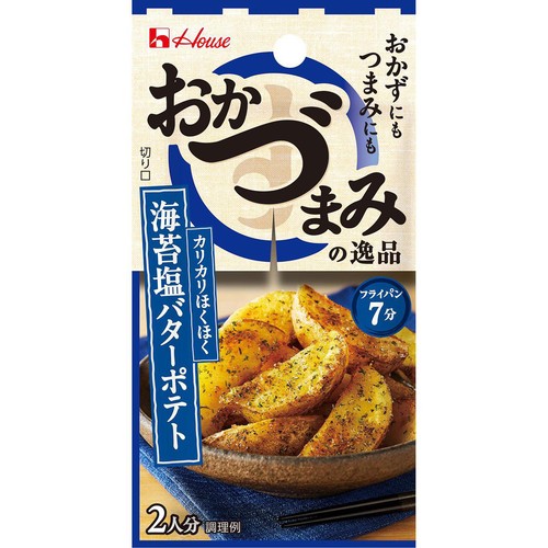 ハウス食品 おかづまみの逸品 海苔塩バターポテト 8.3g