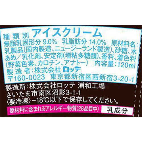 ロッテ レディーボーデン ミニカップ バニラ 120ml
