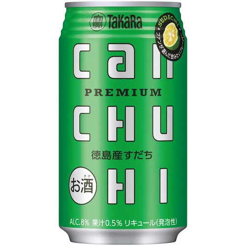 【8%】 宝 canチューハイ すだち 350ml