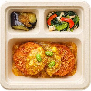 三ツ星ファーム 瀬戸内産レモン香るふんわりカツ煮【冷凍】 1食(220g