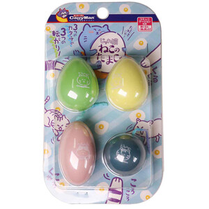 ペット用】 ドギーマンハヤシ じゃれ猫 ねこのたまご 4個入 Green