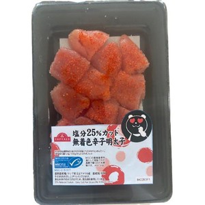 冷蔵】MSC認証塩分25%カット無着色辛子明太子 120g トップバリュ Green