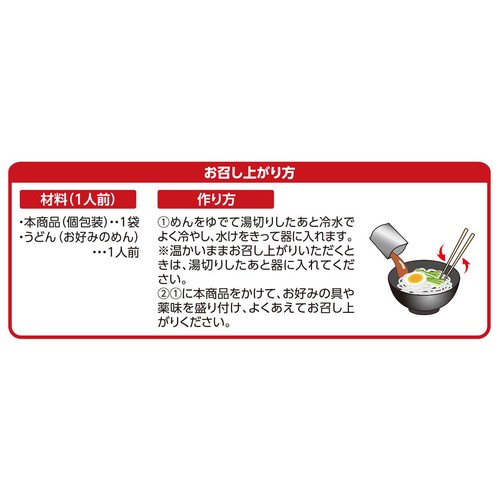 麺に混ぜるだけ うま辛だれ めんつゆ 88g(22g x 4食) トップバリュベストプライス