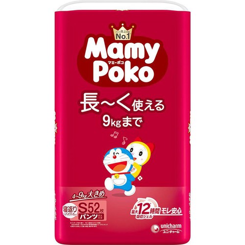 ユニ・チャーム マミーポコパンツ ドラえもん S(4～9kg) 52枚