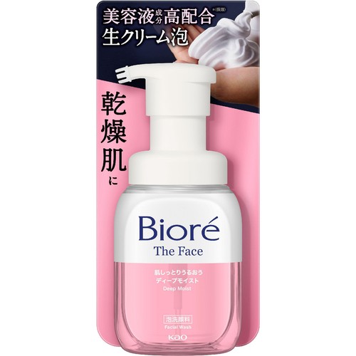 花王 ビオレ ザフェイス 泡洗顔料 ディープモイスト b 本体 200ml