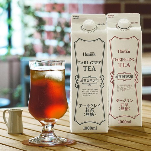 HOMER ダージリン紅茶 無糖 専門店用 1000ml