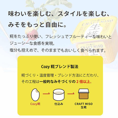 ひかり味噌 CRAFT MISO 生糀 650g