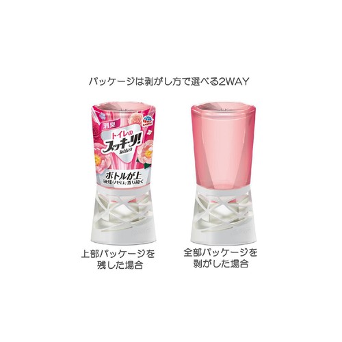 アース製薬 トイレのスッキーリ! 消臭芳香剤 ピンクブーケの香り 400ml