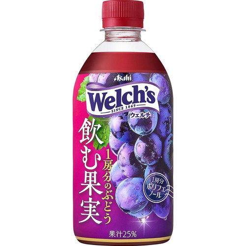 アサヒ飲料 ウェルチ 飲む果実 1房分のぶどう 470ml
