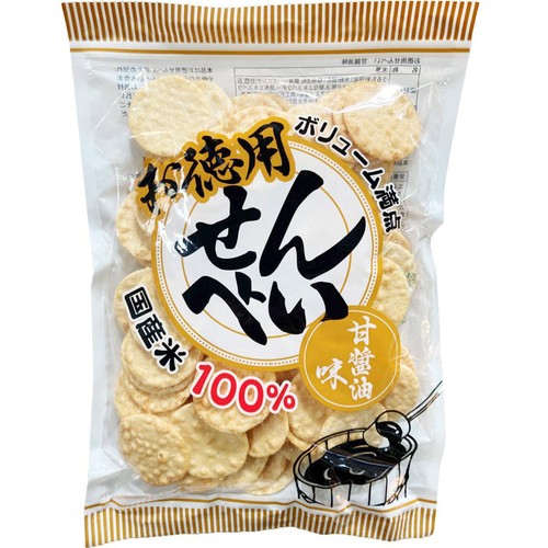 酒田米菓 お徳用せんべい甘醤油味 180g Green Beans | グリーン