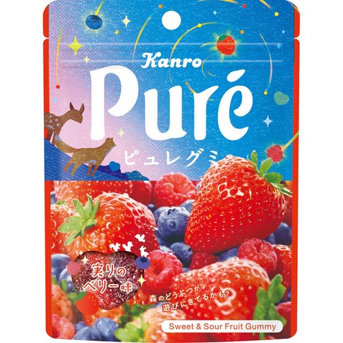 カンロ ピュレグミ 実りのベリー味 52g