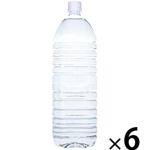 ラベルレス 天然水 1ケース 2000ml x 6本 トップバリュベストプライス