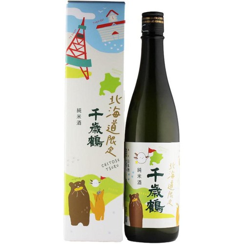 北海道】 日本清酒 千歳鶴 北海道限定 純米酒 720ml Green Beans