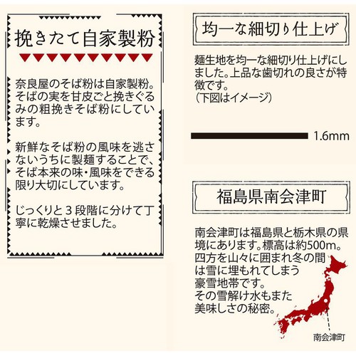 奈良屋 天領 よもぎそば 200g