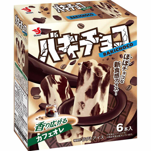 セイカ食品 バキチョコバーカフェオレ 6本入