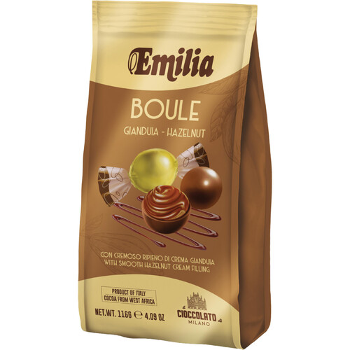 LUIGI ZAINI SPA Emilia ミルクチョコレートプラリネ・ジャンドゥーヤ