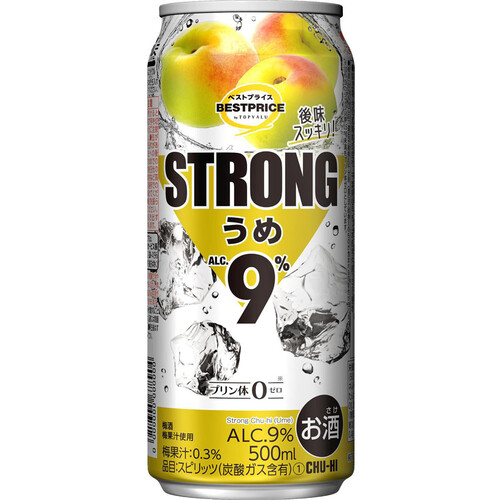 ストロング うめ 500ml トップバリュベストプライス