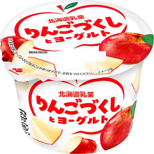 北海道乳業 りんごづくしとヨーグルト 120g Green Beans | グリーン