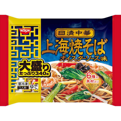 日清食品 日清中華 上海焼そば大盛り【冷凍】 340g Green Beans