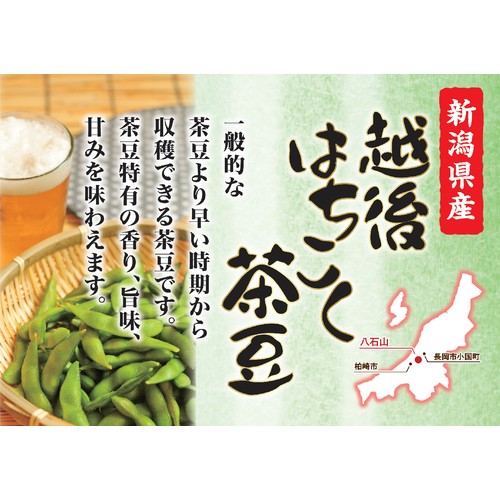 新潟県産 越後はちこく茶豆 250g 1袋