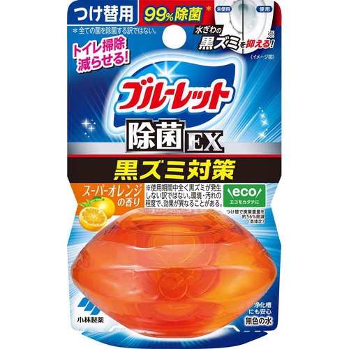 小林製薬 液体ブルーレットおくだけ 除菌EX つけ替用 スーパーオレンジ 67mL