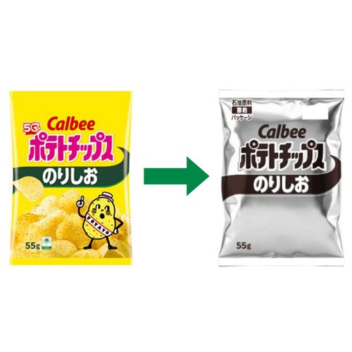 カルビー ポテトチップス のりしお 55g