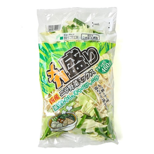 サラダコスモ メガ盛りニラ野菜ミックス 460g Green Beans | グリーン