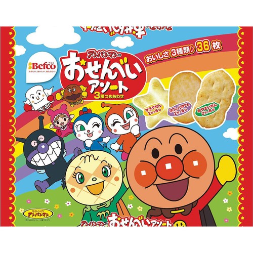 栗山米菓 アンパンマンのおせんべいアソート 36枚入
