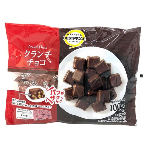 クランチチョコ 100g トップバリュベストプライス