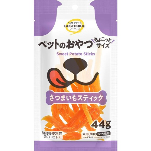 【ペット用】 ちょこっと　ペットのおやつ さつまいもスティック 44g トップバリュ　ベストプライス