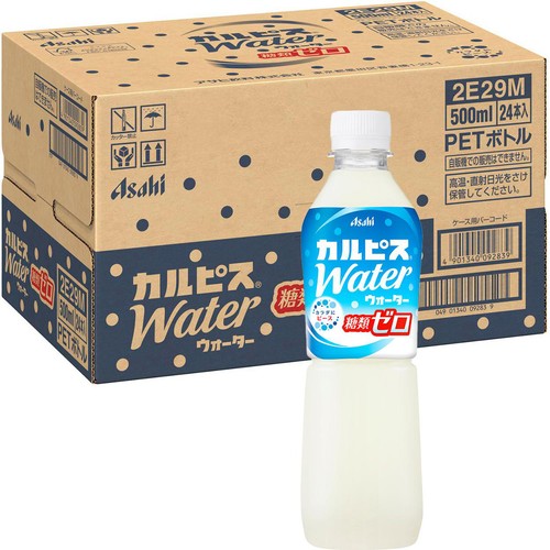 アサヒ飲料 カルピスウォーター糖類ゼロ 1ケース 500ml x 24本