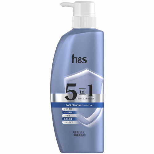 P&G h&s 5in1 クールクレンズ シャンプー ポンプ 340g