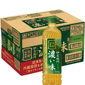 サントリー 伊右衛門濃い味 1ケース 600ml x 24本 Green Beans
