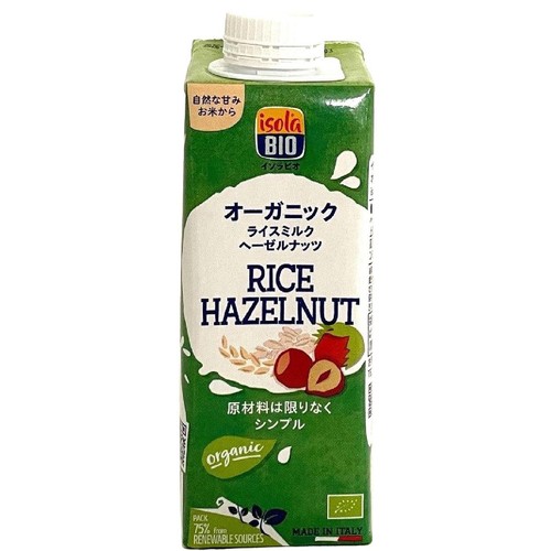 イソラビオ オーガニック ライスミルクヘーゼルナッツ 250ml