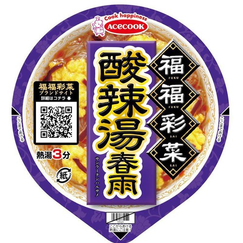 エースコック 福福彩菜 酸辣湯春雨 40g