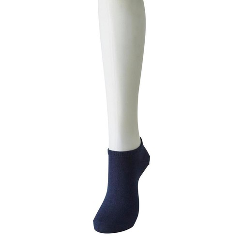 婦人 3足よりどり スニーカー丈ソックス 21-23cm ネイビー トップバリュ