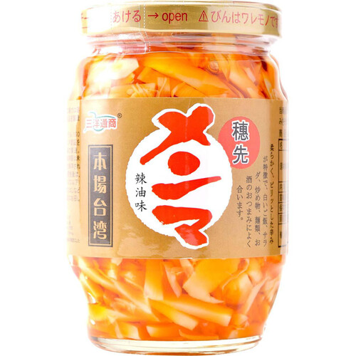 三洋通商 本場台湾 穂先メンマ 辣油味 340g