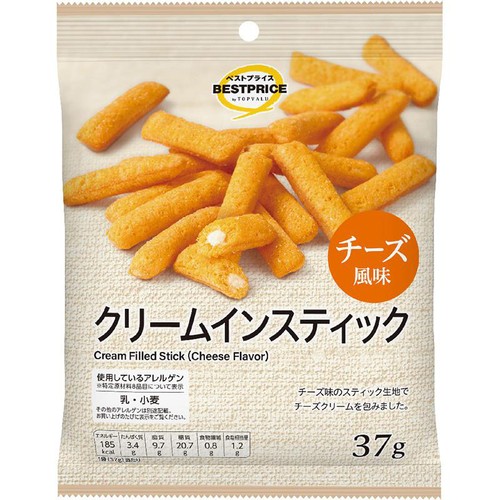 クリームインスティック チーズ風味 37g トップバリュベストプライス