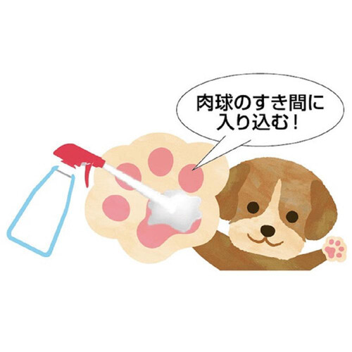 ペット用】 ライオンペット ペットキレイ お散歩あとの手足用シャンプー泡で出てくる 犬用 詰替 220ml Green Beans  グリーンビーンズ by AEON