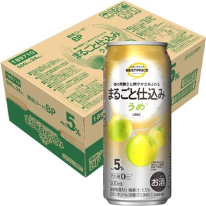 まるごと仕込みうめ 1ケース 500ml x 24本 トップバリュベストプライス
