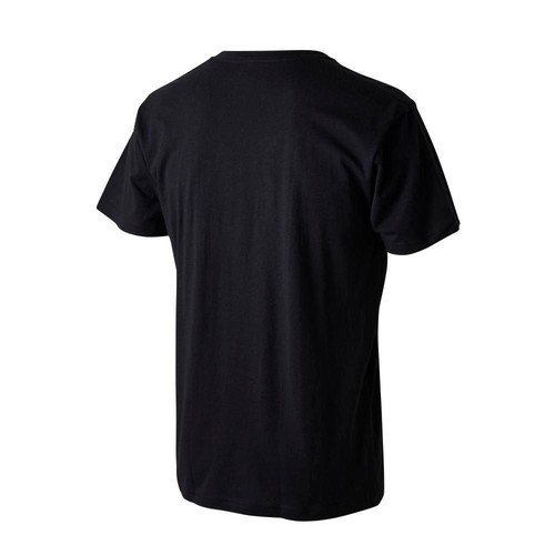 オーガニックコットン100% 半袖VネックTシャツ 紳士 クロ XL トップバリュ