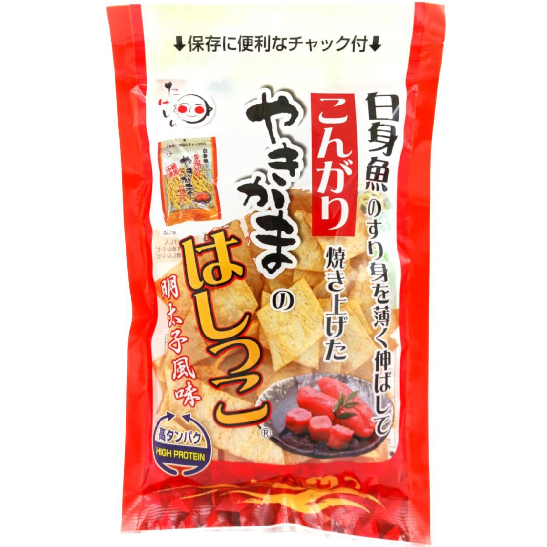 竹新 こんがりやきかまのはしっこ明太子風味 70g Green Beans | グリーンビーンズ by AEON