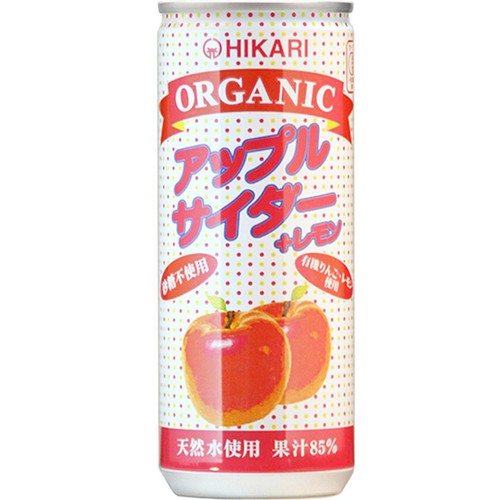 光食品 オーガニック アップルサイダー + レモン 250ml