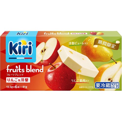 ベルジャポン キリ フルーツブレンド りんご&洋梨 13.5g x 6個入(81g)