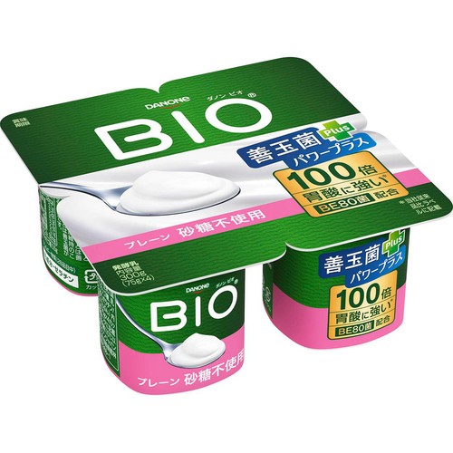 ☆ 16577様 │ビオ　２個 ＋イオンヌローション ダノン ビオ プレーン砂糖不使用 75g x 4 Green Beans | グリーン